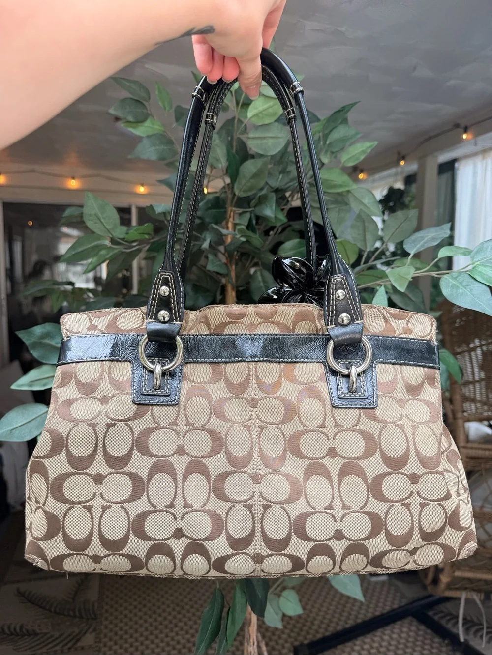 Coach Signature Penelope Tote